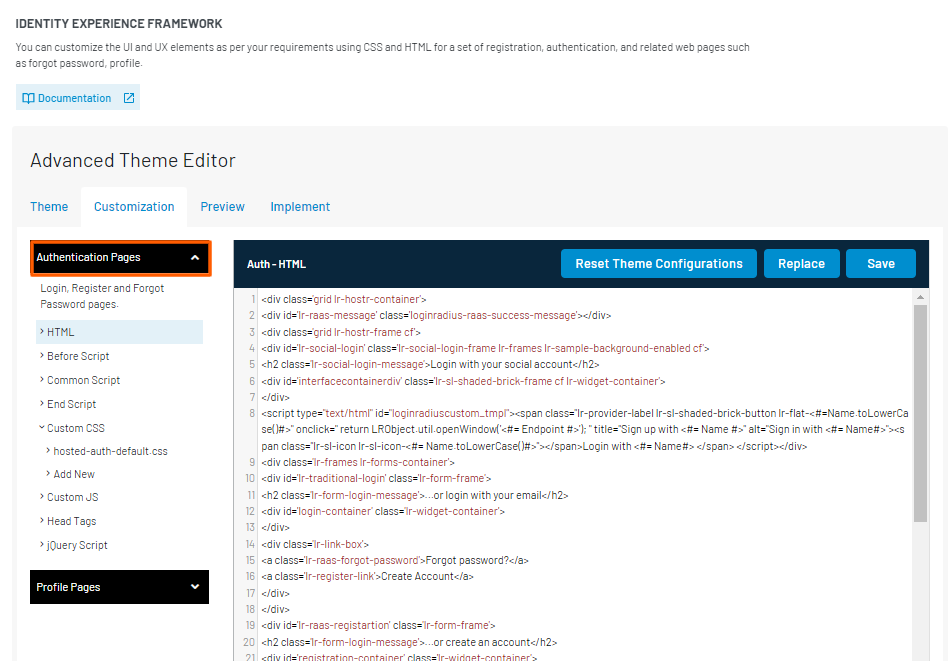 IDX - Authentication IDX - Authentication