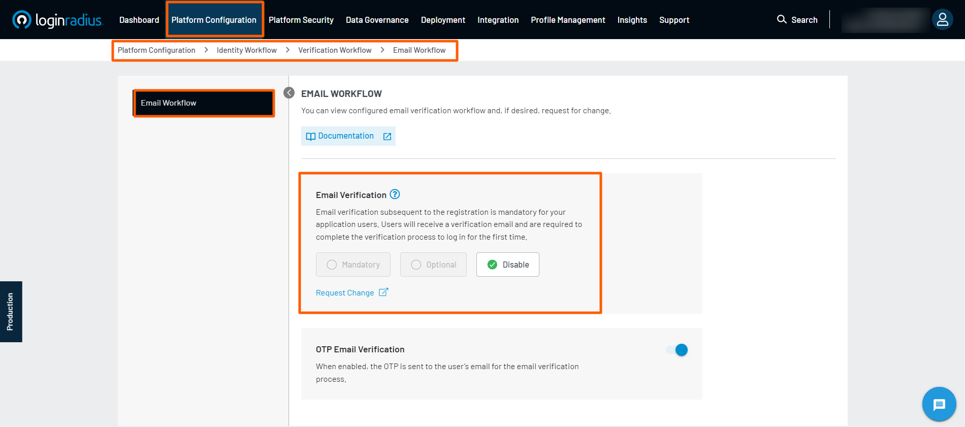 Email Verification Workflow - Disabled Email Verification Workflow - Disabled