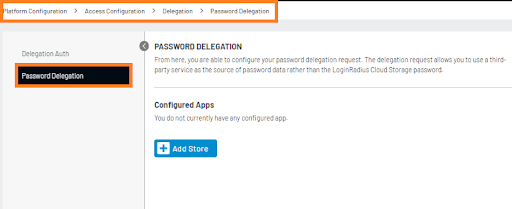 Password Delegation Password Delegation