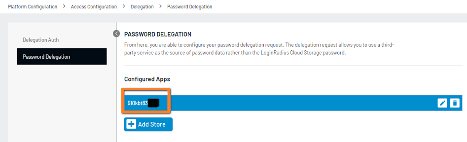 password delegation password delegation